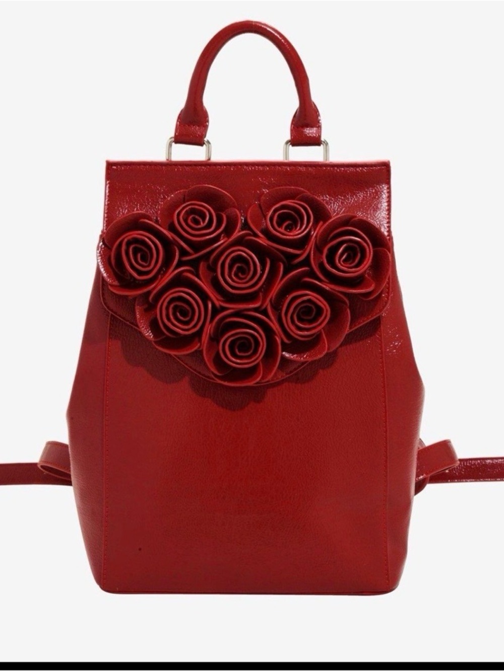 Danielle Nicole Disney Red Rose Beauty and the Beast Backpack